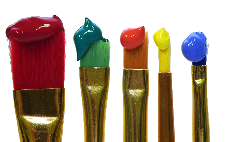 paint brush sizes in inches