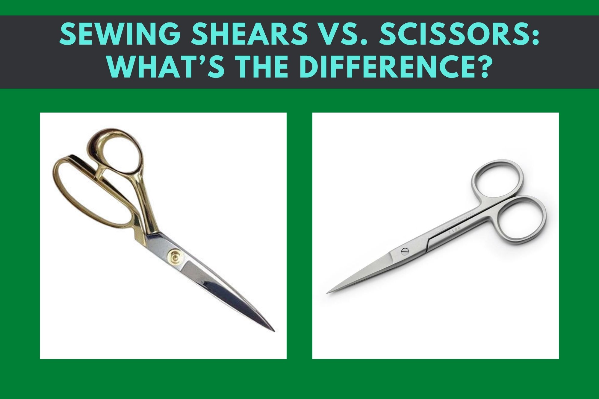Sewing Shears Vs. Scissors What Is A Scissor? Pros And Cons Of Using Scissors What Is A Sewing Shear? Pros And Cons Of Using Sewing Shears What Is The Difference Between The Structure Of Sewing Shears And Scissors? What Is The Difference Between The Sizes of Sewing Shears And Scissors? What Happens If You Use Sewing Shears In Household Use?