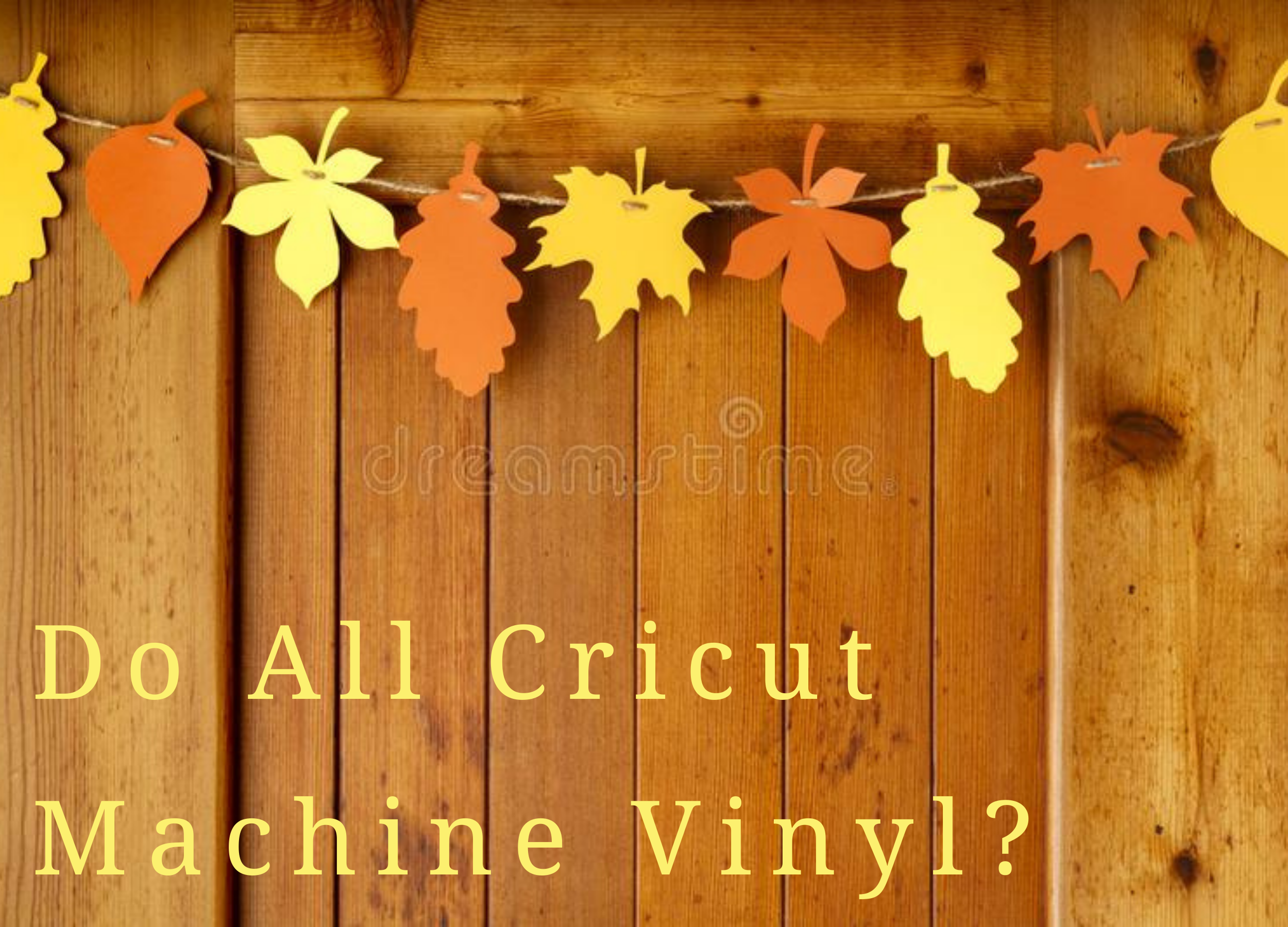 Do All Cricut Machines Cut Vinyl?