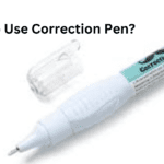 How To Use Correction Pen?